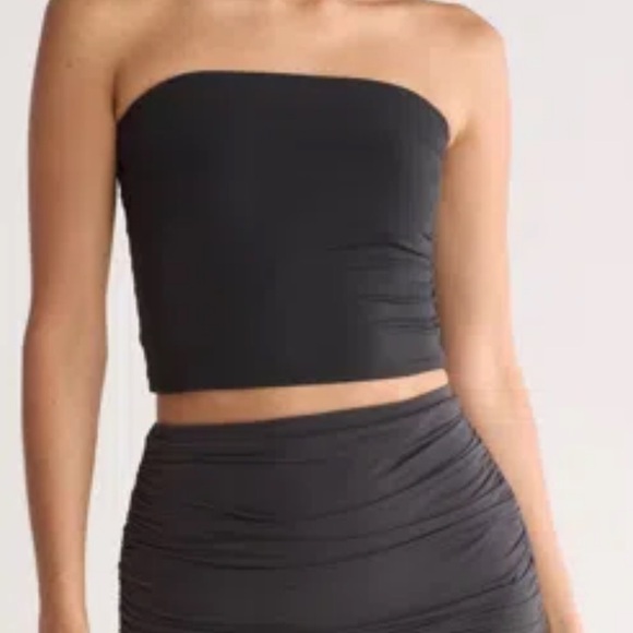Abound Tops - ABOUND Crop Tube Top In Black Night